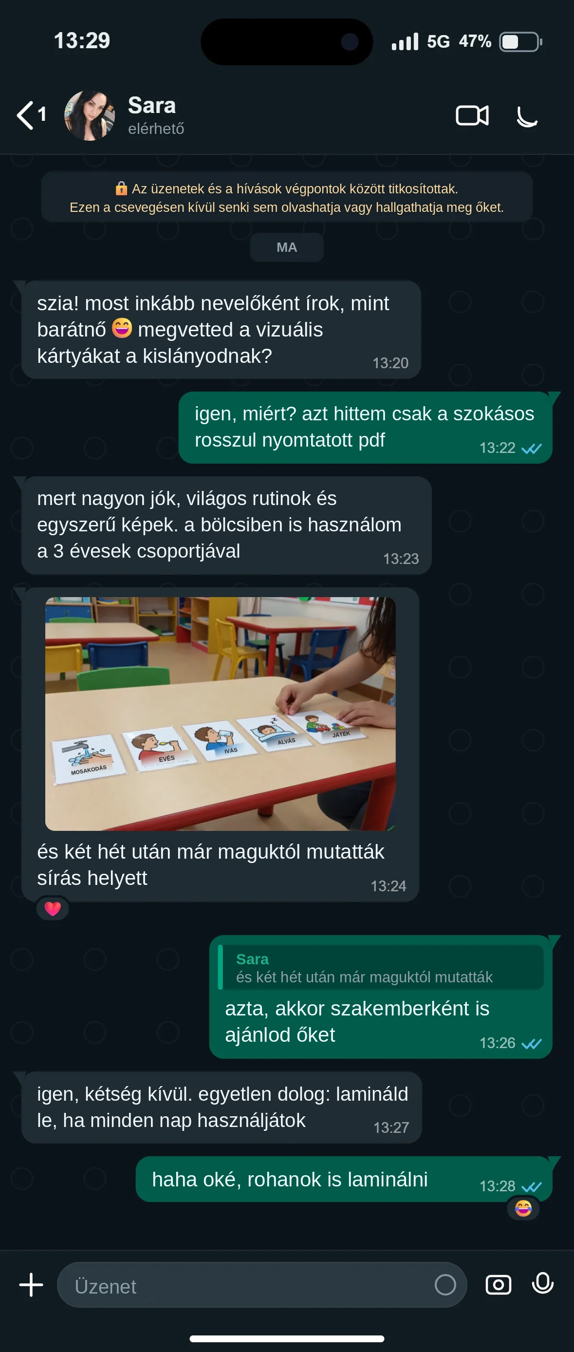 WhatsApp-üzenet 2