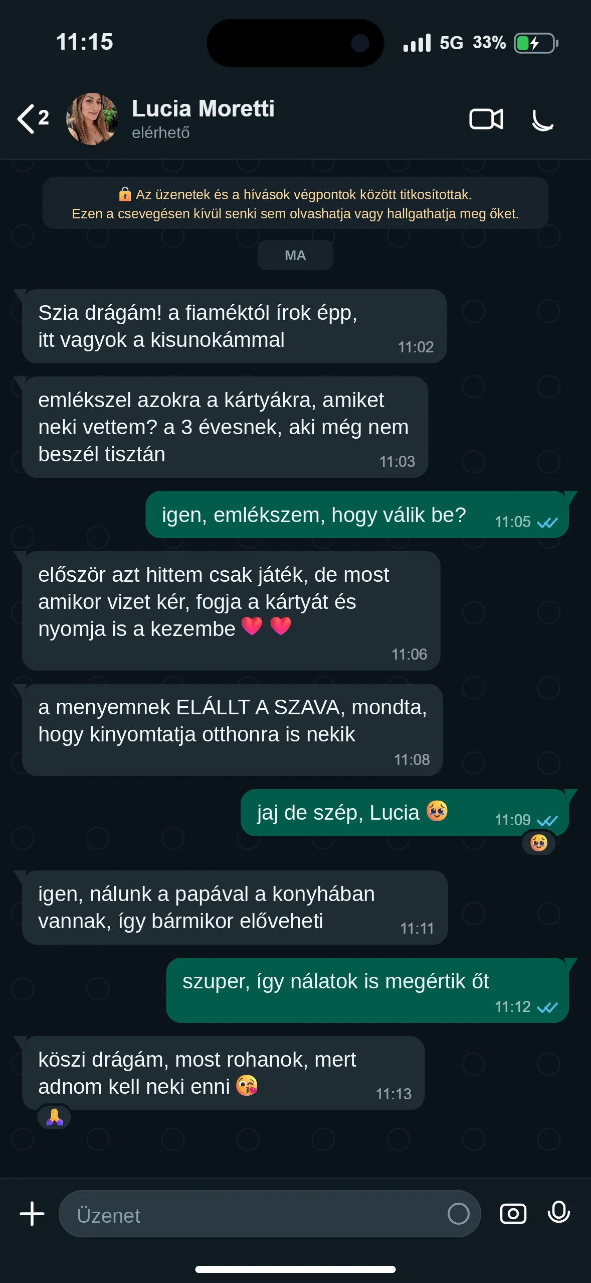 WhatsApp-üzenet 1